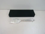 Towle Silverplate Copenhagen Serving Meat Fork Velvet Box. Fixed Price $12.00.