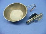 Steel Hobo Bowl & Knife Set (Z354). Fixed Price $17.95.