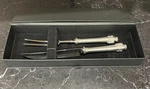 Vagabond House Pewter Medici Handle Carving Set Fork Knife Italian Renaissance. Fixed Price $129.99.