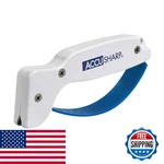 Accusharp Knife Sharpener Ergonomic Comfortable Handle Compact Easy To Use. Fixed Price $17.16.