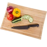 Chef Knife - 8" Stainless Steel Nonstick Tephlon Coated 10 Hole Aerated Blade. Fixed Price $14.99.