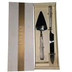 Ralph Lauren Pearl Handle 2 Piece Cake Knife & Server Set New. Fixed Price $98.95.