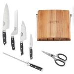 Ergo Chef Pro Series 2.0 Knife Block Set 7PC With Acacia Wood. Fixed Price $155.99.