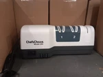 Chef's Choice Model 250 Hybrid Knife Sharpener Electric And Manual 20 Degree New. Fixed Price $30.00.