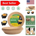 Eco-friendly 6.3 Air Fryer Paper Liners 100 Pcs Non-stick & Waterproof. Fixed Price $18.59.
