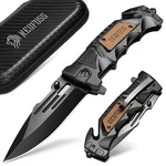 Nedfoss Pocket Folding Knife DA75, 3 1 For Men, Survival Knif.... Fixed Price $65.19.
