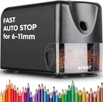 Afmat Heavy Duty Electric Pencil Sharpener, Auto Stop Classroom Black. Fixed Price $46.38.
