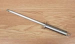 Stainless Steel Silver Tone 12 1/2" (inch) Knife Sharpener Stick Only **read**. Fixed Price $16.08.