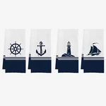 Kitchen Towelbeach Nautical Anchor Waffle Weave Dish Towels Set.... Fixed Price $29.42.
