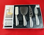 Stainless Steel 4-PIECE Cheese Charcuterie Board Knife Set Modern Home Decor. Fixed Price $10.42.
