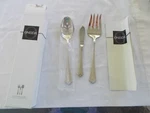 Oneida Juilliard 3 Piece Heirloom Stainless Steel Serving Set Unused Box. Fixed Price $49.00.