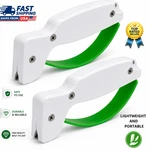 New Portable Handheld Knife Sharpener 2 Pack Tungsten Steel Kitchen Garden. Fixed Price $15.47.