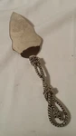 Godinger Studio Silversmith Silverplate Cake Server Rope Design Nib. Fixed Price $15.00.