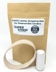 3/4X12 In. Leather Honing Belt Super Strop Fits Ken Onion Work Sharp Wsktsko. Fixed Price $14.99.