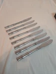 Supreme Set Of 8 Knives Stainless Steel Bamboo Design Flatware / Cutlery Japan. Fixed Price $6.00.