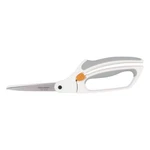 Fiskars 8" Bent Scissors With Premier Easy Action, In White. Fixed Price $14.97.