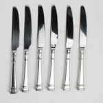 Lot Of 6 Oneida Silver Prose (stainless) Flatware Dinner Knives 9.5" Long. Fixed Price $28.99.