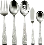 Oneida Tuscany 5-PIECE Serving Set, Silverware. Fixed Price $35.99.