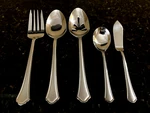 International Capri Frost Stainless Flatware 5 Piece Serving Set. Fixed Price $44.95.