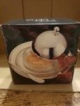 Studio Nova Silverado HT100 / 360 Silverplated Covered Butter Dish Large New. Fixed Price $15.00.