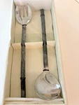 Pottery Barn Bark Servers - Spoon & Fork Tree New In Box Large 13". Fixed Price $11.00.