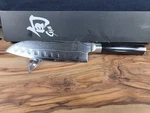 Shun Classic 7" Hollow Ground Santoku Pakkawood Handle & Damascus / Vg Max Blade. Fixed Price $139.99.