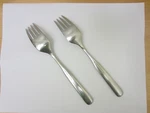 2 Wmf Cromargan Salzburg Stainless Flatware 7-3/4" (7 13/16") Dinner Forks Korea. Fixed Price $70.00.