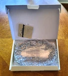 Lenox Small Tray Grape Weave Metal Serveware 9" Silver Tone - New In Box. Fixed Price $14.95.