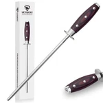 10 Inch Honing Steel Knife Sharpener Pakkawood Handle Professional Quality. Fixed Price $31.99.