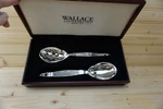 Wallace WAS178 Solid & Slotted Spoon Set In Box. Fixed Price $38.88.