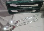 International Silver Company 13" Plated Serving Spoon No 99118011 Set 2. Fixed Price $35.00.