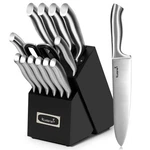 Kuisine Knife Set,one-piece Molding,sharper Blade Ergonomic Non-slip St.... Fixed Price $111.69.
