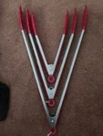 Stainless Locking Set (3) By Excelsteel (salad Tongs) L,m,s. Fixed Price $21.50.
