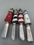 Vintage 1995 Boston Warehouse Lighthouse Spreaders Set Of 4. Fixed Price $8.99.