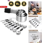 Magnetic Measuring Cups And Spoons Set Stainless Steel Kitchen Gadgets. Fixed Price $46.66.
