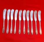Oneida Community Par Plate Butter Spreader Knives Monroe Mohawk Set Of 10. Fixed Price $12.99.