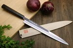 Yoshihiro Hongasumi Ginsanko Mirror Polished Stain Resistant Steel Yanagi. Fixed Price $459.99.