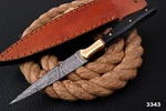 Hunting Dagger Fixed Double Edged Blade Throwing Survival Outdoor Camping Knife. Fixed Price $25.49.