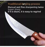 Handmade Knife 7 Ultra Sharp Wooden Handle High Stainless Steel, Gainscome. Fixed Price $10.00.