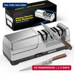Knife Sharpener Electric Professional 3-STAGE 100% Diamond Sharpening System W. Fixed Price $73.91.