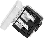 Palladio Double Barrel 3 1 Cosmetic Pencil Sharpener With Cover, Stainless. Fixed Price $14.05.