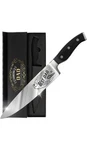 New Cutlinx Hand Forged 8" Chef Knife Stainless Best Dad Very Damaged Box. Fixed Price $16.00.