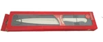 Mundial BPW5111-8 Carving Knife Forged Granton Edge White Polyacetal Handle. Fixed Price $37.86.