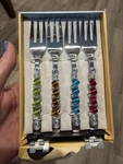 Wild Eye Designs 4 Piece Mini Forks Set, Rainbow Assorted Colors New. Fixed Price $49.99.