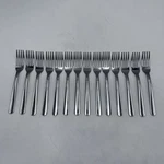 Bakers & Chefs 732 Stainless Steel Dinner Forks 7" Nsf Glossy Flatware Set Of 14. Fixed Price $19.97.
