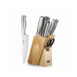 Sixilang Kitchen Knife Sets, Christmas Gift 8 Piece German Stainless Steel Ho.... Fixed Price $64.62.