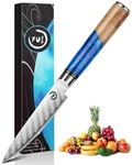 5 Inch Kitchen Utility Knife, Damascus Paring Knives,japanese VG10 Steel Dama.... Fixed Price $82.99.