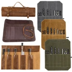 Chef Knife Bag Roll Waterproof Foldable Kitchen Culinary Storage Tool Protection. Fixed Price $17.49.