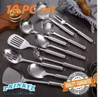 10 Pcs Stainless Steel Cooking Utensil Set Kitchen Baking Spoon Spatula Bbq. Fixed Price $19.85.