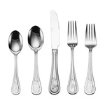 Palm Breeze Flatware Service For 4, 20 Piece Set, 18/0 Stainless Steel, Silve.... Fixed Price $39.12.